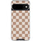 Neutral Checkered Google Pixel 10 Clear Case